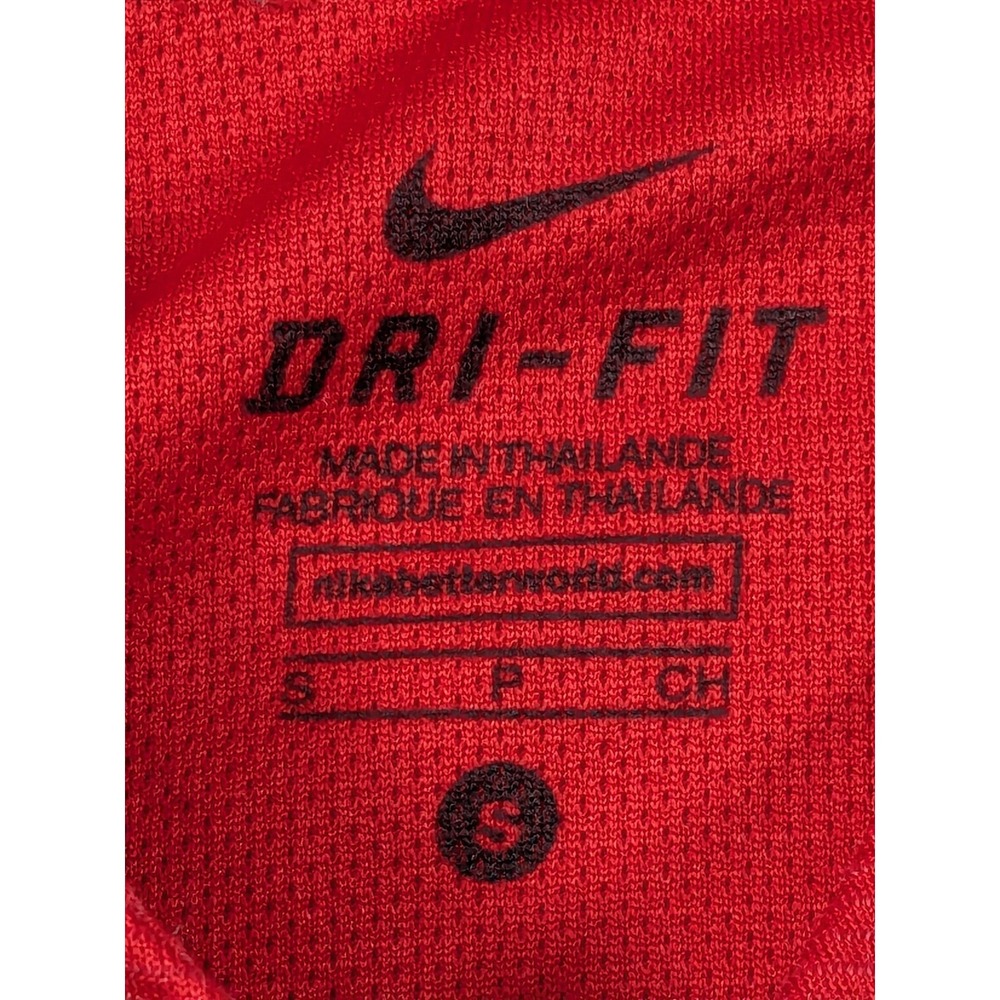 Nike Dri-FIT Mens Red Training Hoodie Scuba Hood Zip Pocket Small RN56323 - Picture 4 of 12